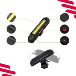 100 Lumen Lumière Avant Pour Vélo - BLANC Rechargeable Par USB - Lumière LED 9 100 Lumen Lumière Avant Pour Vélo - BLANC Rechargeable Par USB - Lumière LED -Vélorbain Magasin 100 lumen lumiere avant pour velo blanc rechargeable par usb lumiere led 2