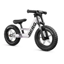 BERG Biky Cross Blanc 12 Inch Vélo Enfant Draisienne Avec Frein à Mains