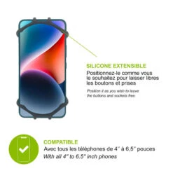 Bikesupport Support Pour Téléphone Portable Pour Vélos -Vélorbain Magasin bikesupport support pour telephone portable pour velos 2