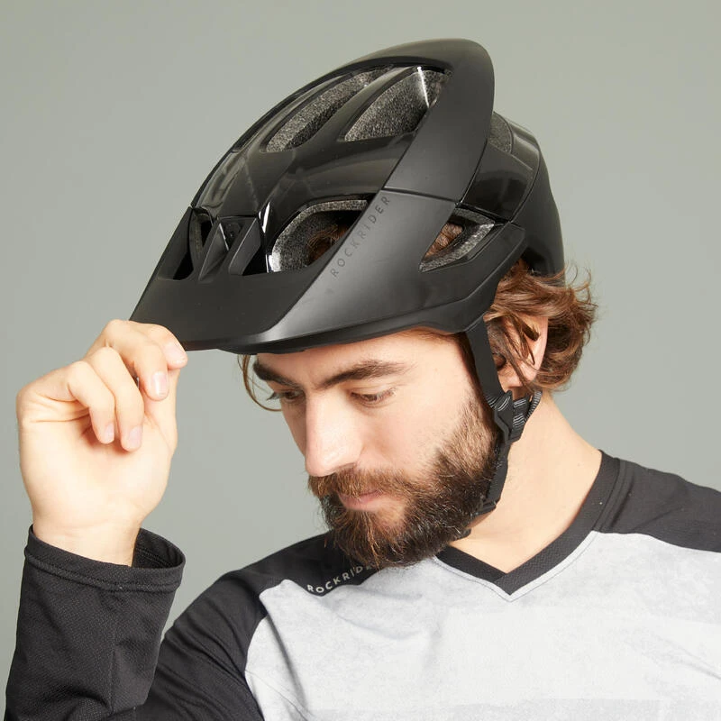 Rockrider CASQUE VTT AM ENDURO FEEL NOIR 4 Rockrider CASQUE VTT AM ENDURO FEEL NOIR – Image 2