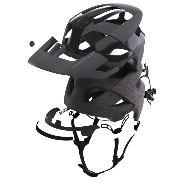 Rockrider CASQUE VTT AM ENDURO FEEL NOIR 7 Rockrider CASQUE VTT AM ENDURO FEEL NOIR – Image 5