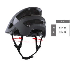 Rockrider CASQUE VTT AM ENDURO FEEL NOIR 17 Rockrider CASQUE VTT AM ENDURO FEEL NOIR -Vélorbain Magasin casque vtt am enduro feel noir 5
