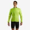 COUPE-VENT VELO ROUTE MANCHES LONGUES HOMME - RACER ULTRA-LIGHT JAUNE -Vélorbain Magasin coupe vent velo route manches longues homme racer ultra light jaune