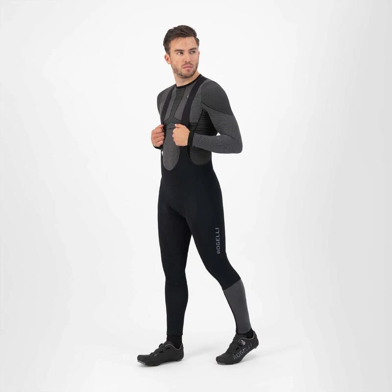 Rogelli Cuissard Long Velo Avec Bretelless Avec Peau Homme - Essential HI VIS 6 Rogelli Cuissard Long Velo Avec Bretelless Avec Peau Homme - Essential HI VIS – Image 4