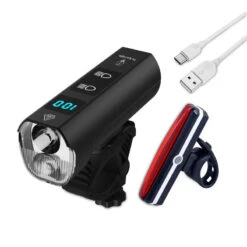 Feux De Vélo USB Rechargeable - 1300 & 120 Lumen