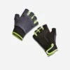 BTWIN GANTS VELO ENFANT 500 NOIR JAUNE -Vélorbain Magasin gants velo enfant 500 noir jaune