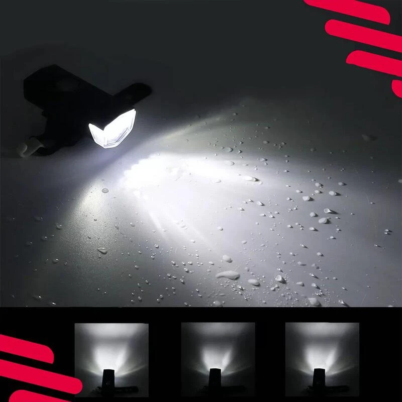 Kit D'éclairage LED Pour Vélo - Rechargeable Par USB - 300 Et 120 Lumens 8 Kit D'éclairage LED Pour Vélo - Rechargeable Par USB - 300 Et 120 Lumens – Image 6