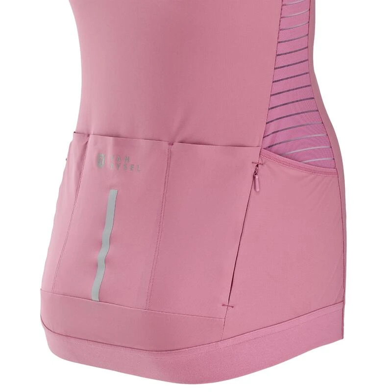 Maillot De Vélo De Route Manches Courtes été Femme - Endurance Vieux Rose 7 Maillot De Vélo De Route Manches Courtes été Femme - Endurance Vieux Rose – Image 5