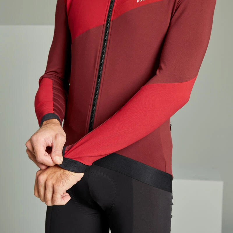 Rockrider MAILLOT Manches Longues Vélo VTT XC Mi Saison Homme Rouge 10 Rockrider MAILLOT Manches Longues Vélo VTT XC Mi Saison Homme Rouge – Image 8