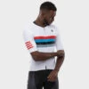 Maillot Vélo Manches Courtes Homme Cyclisme M2 Westfalia Blanc 2 Maillot Vélo Manches Courtes Homme Cyclisme M2 Westfalia Blanc -Vélorbain Magasin maillot velo manches courtes homme cyclisme m2 westfalia blanc