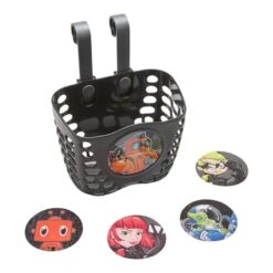 BTWIN PANIER VELO ENFANT NOIR 15 BTWIN PANIER VELO ENFANT NOIR -Vélorbain Magasin panier velo enfant noir 4