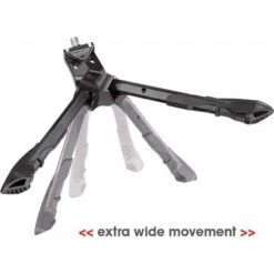 Ursus Pied Central Jumbo 2 Pattes 30cm - Noir -Vélorbain Magasin pied central jumbo 2 pattes 30cm noir 3