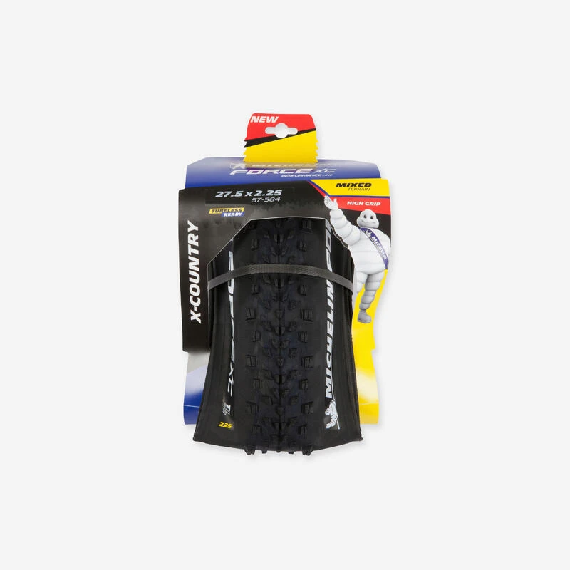 PNEU VTT FORCE XC PERF 27,5”x2.25 Tubeless Ready MICHELIN 3 PNEU VTT FORCE XC PERF 27,5”x2.25 Tubeless Ready MICHELIN