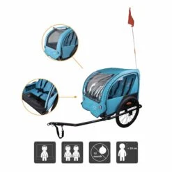 REMORQUE KID AVENTURE ADD ONE 7 REMORQUE KID AVENTURE ADD ONE -Vélorbain Magasin remorque kid aventure add one 2