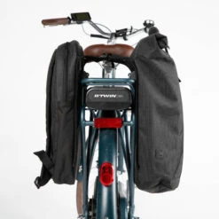 BTWIN SAC A DOS VELO POUR PORTE BAGAGES DOUBLE 27 LITRES REFLECTIF 17 BTWIN SAC A DOS VELO POUR PORTE BAGAGES DOUBLE 27 LITRES REFLECTIF -Vélorbain Magasin sac a dos velo pour porte bagages double 27 litres reflectif 5