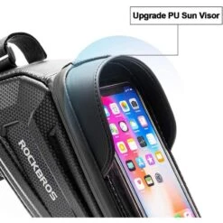 Sacoche De Cadre Pour Smartphone Sous 6,8 Pouces ROCKBROS B68- Écran Tactile -Vélorbain Magasin sacoche de cadre pour smartphone sous 68 pouces rockbros b68 ecran tactile 2