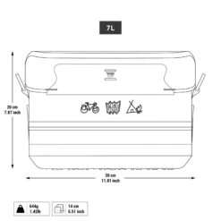 Riverside SACOCHE DE GUIDON VOYAGE IMPERMEABLE IPX4 7L -Vélorbain Magasin sacoche de guidon voyage impermeable ipx4 7l 6