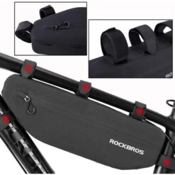 ROCKBROS Sacoche Vélo De Cadre As043 Noir 10 ROCKBROS Sacoche Vélo De Cadre As043 Noir -Vélorbain Magasin sacoche velo de cadre as043 noir 2