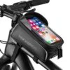 ROCKBROS Sacoche Vélo De Tube Écran Tactile Et Étanche Pour Téléphone Sous 6,2 Pouces 2 ROCKBROS Sacoche Vélo De Tube Écran Tactile Et Étanche Pour Téléphone Sous 6,2 Pouces -Vélorbain Magasin sacoche velo de tube ecran tactile et etanche pour telephone sous 62 pouces