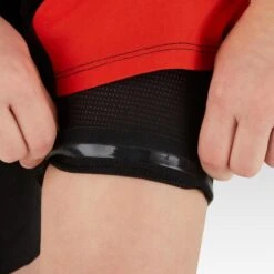 Rockrider SHORT VTT ENFANT 500 NOIR ROUGE 15 Rockrider SHORT VTT ENFANT 500 NOIR ROUGE -Vélorbain Magasin short vtt enfant 500 noir rouge 5