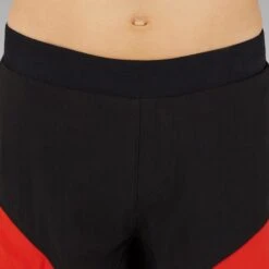 Rockrider SHORT VTT ENFANT 500 NOIR ROUGE 17 Rockrider SHORT VTT ENFANT 500 NOIR ROUGE -Vélorbain Magasin short vtt enfant 500 noir rouge 7