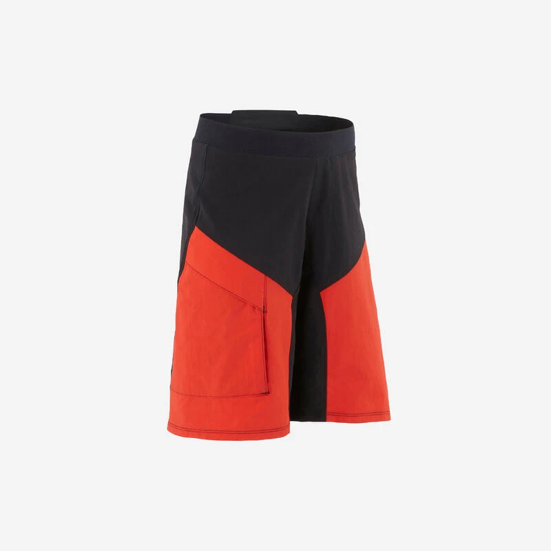 Rockrider SHORT VTT ENFANT 500 NOIR ROUGE 3 Rockrider SHORT VTT ENFANT 500 NOIR ROUGE