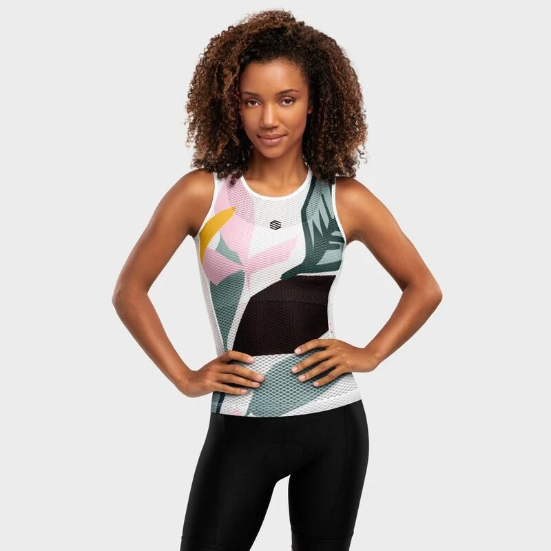 Sous-maillot Vélo Femme Cyclisme Amazonas Blanc 3 Sous-maillot Vélo Femme Cyclisme Amazonas Blanc