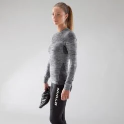 Sous-vêtement Vélo Manches Longues Femme 500 Noir 16 Sous-vêtement Vélo Manches Longues Femme 500 Noir -Vélorbain Magasin sous vetement velo manches longues femme 500 noir 4