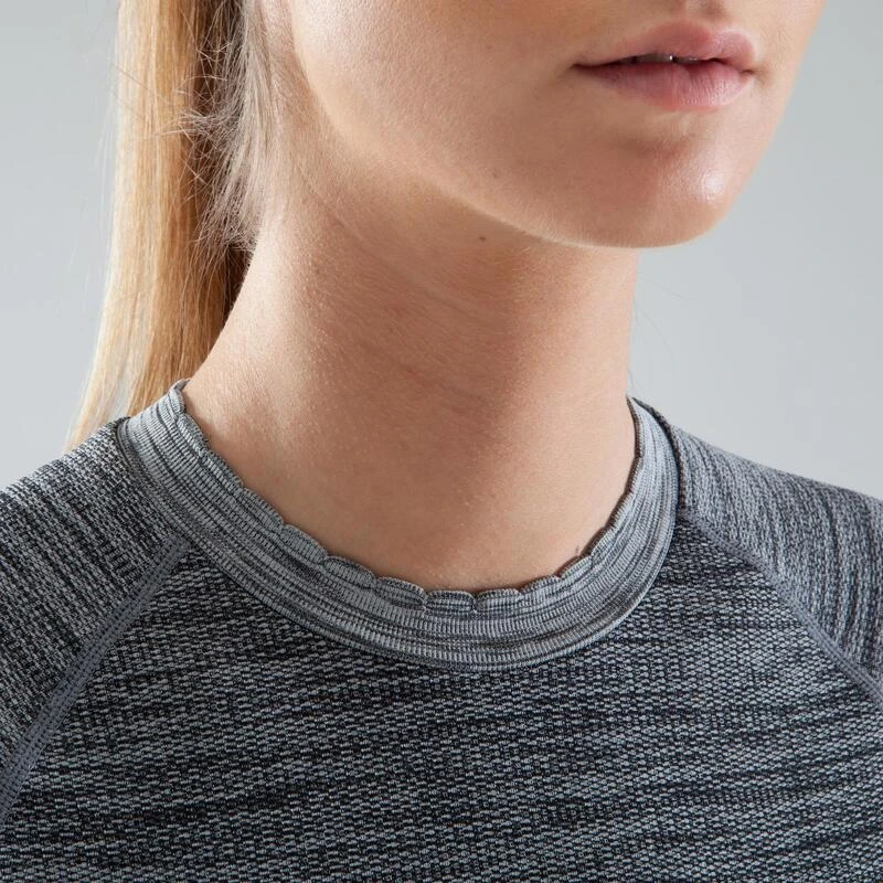 Sous-vêtement Vélo Manches Longues Femme 500 Noir 9 Sous-vêtement Vélo Manches Longues Femme 500 Noir – Image 7