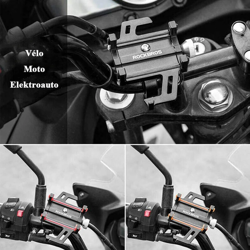ROCKBROS Support Métallique De Smarphone 9 ROCKBROS Support Métallique De Smarphone – Image 7