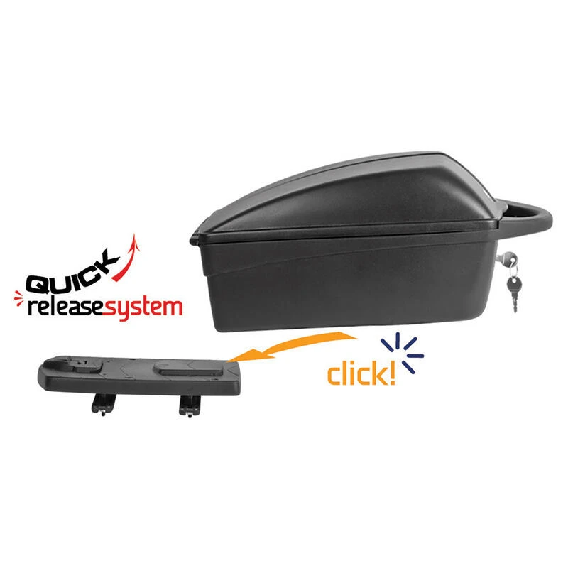 TOP BOX POUR VÉLO Avec Système De Fixation Dans Le Porte-bagages - 11L/5KG 4 TOP BOX POUR VÉLO Avec Système De Fixation Dans Le Porte-bagages - 11L/5KG – Image 2