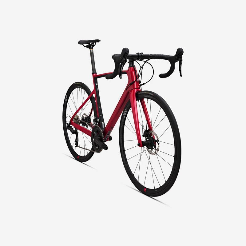 VELO DE ROUTE EDR CF SHIMANO 105 12 VITESSES ROUGE 4 VELO DE ROUTE EDR CF SHIMANO 105 12 VITESSES ROUGE – Image 2