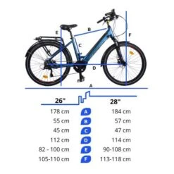 Vélo Électrique Urbanbiker Sidney PLUS Bleu, Roues 26",540Wh (36v 15Ah) 14 Vélo Électrique Urbanbiker Sidney PLUS Bleu, Roues 26",540Wh (36v 15Ah) -Vélorbain Magasin velo electrique urbanbiker sidney plus bleu roues 26540wh 36v 15ah 5