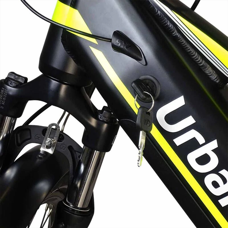 Vélo Électrique Urbanbiker VTC Viena Jaune, Roues 26",960Wh (48v 20Ah) 5 Vélo Électrique Urbanbiker VTC Viena Jaune, Roues 26",960Wh (48v 20Ah) – Image 3