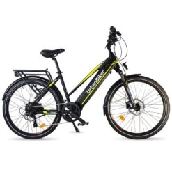 Vélo Électrique Urbanbiker VTC Viena Jaune, Roues 26",960Wh (48v 20Ah)