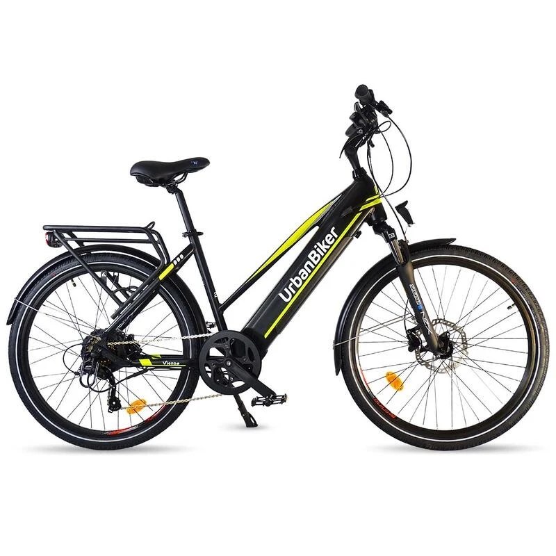 Vélo Électrique Urbanbiker VTC Viena Jaune, Roues 26",960Wh (48v 20Ah) 3 Vélo Électrique Urbanbiker VTC Viena Jaune, Roues 26",960Wh (48v 20Ah)