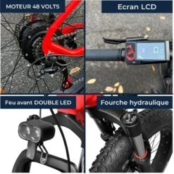 Vélo Électrique YEEP.ME HOLIDAY Orange 26’’ Fatbike 48V Batt 643Wh Freins Hydrau 11 Vélo Électrique YEEP.ME HOLIDAY Orange 26’’ Fatbike 48V Batt 643Wh Freins Hydrau -Vélorbain Magasin velo electrique yeepme holiday orange 26 fatbike 48v batt 643wh freins hydrau 2