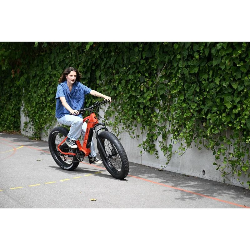 Vélo Électrique YEEP.ME HOLIDAY Orange 26’’ Fatbike 48V Batt 643Wh Freins Hydrau 9 Vélo Électrique YEEP.ME HOLIDAY Orange 26’’ Fatbike 48V Batt 643Wh Freins Hydrau – Image 7