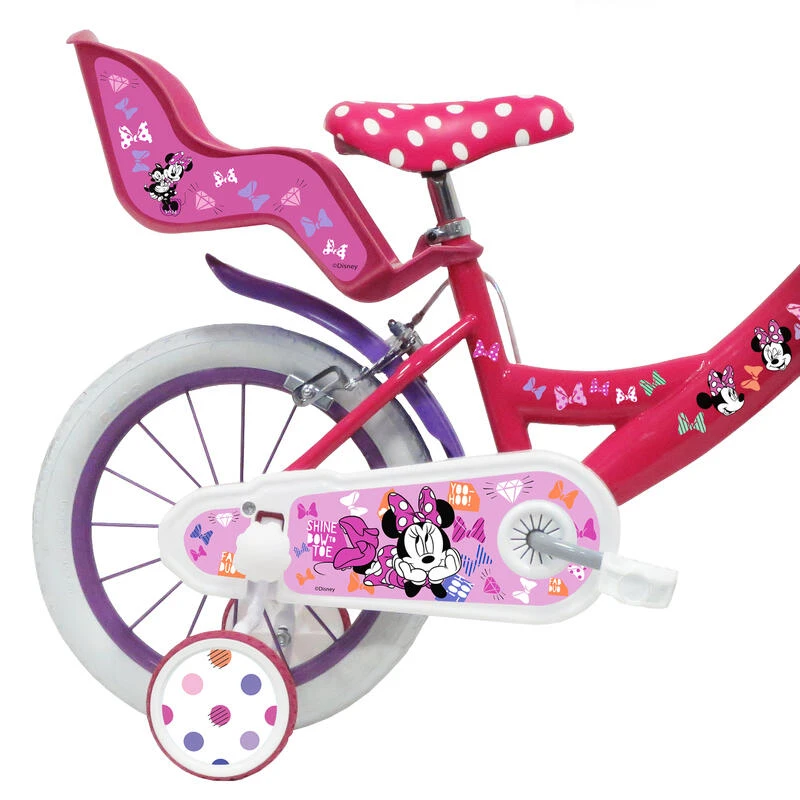 Disney Velo Enfant 14 Pouces Minnie Mouse 4-6 Ans 4 Disney Velo Enfant 14 Pouces Minnie Mouse 4-6 Ans – Image 2