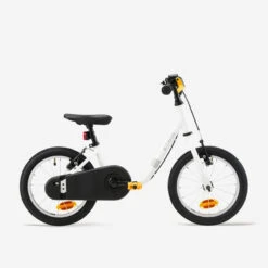 BTWIN VELO ENFANT 3-5 ANS 14 Pouces - DISCOVER 100 - Blanc