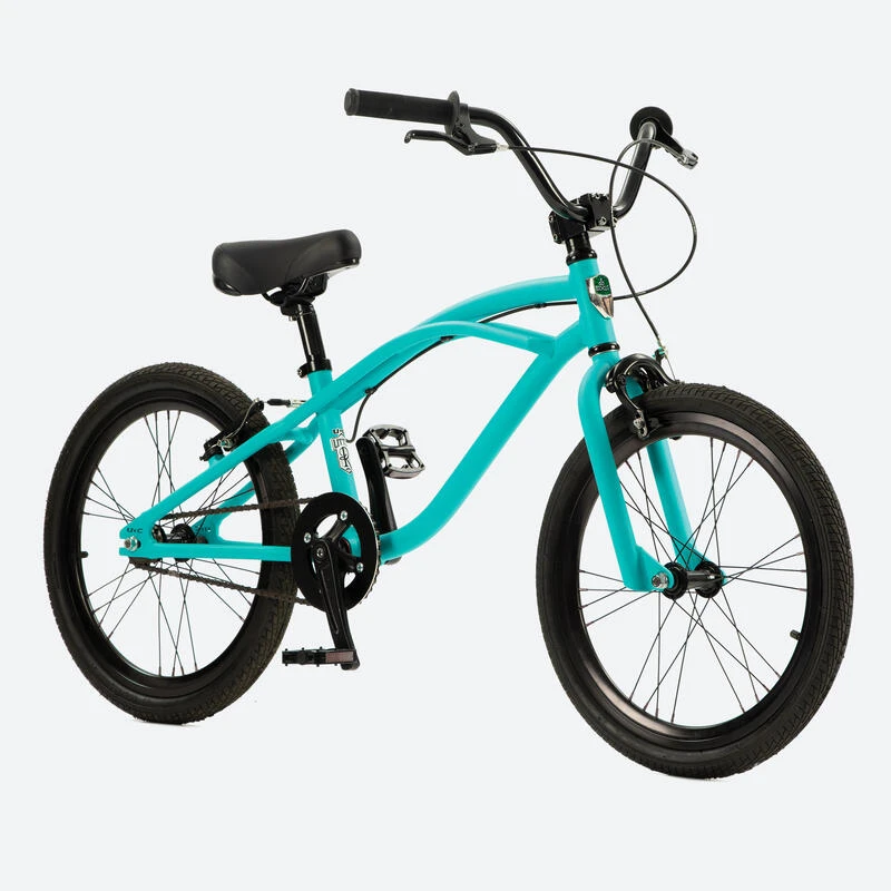 VÉLO ENFANT JUNIOR STYLE BMX - BLEU LAGON 4 VÉLO ENFANT JUNIOR STYLE BMX - BLEU LAGON – Image 2