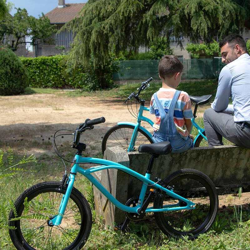 VÉLO ENFANT JUNIOR STYLE BMX - BLEU LAGON 7 VÉLO ENFANT JUNIOR STYLE BMX - BLEU LAGON – Image 5