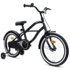 Vélo Enfant Nogan Rumble - 18 Pouces - Noir Mat 6 Vélo Enfant Nogan Rumble - 18 Pouces - Noir Mat -Vélorbain Magasin velo enfant nogan rumble 18 pouces noir mat 1