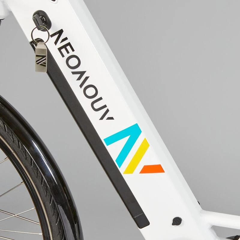 Vélo Ville électrique - NEOMOUV Ekia 2 - Blanc 6 Vélo Ville électrique - NEOMOUV Ekia 2 - Blanc – Image 4