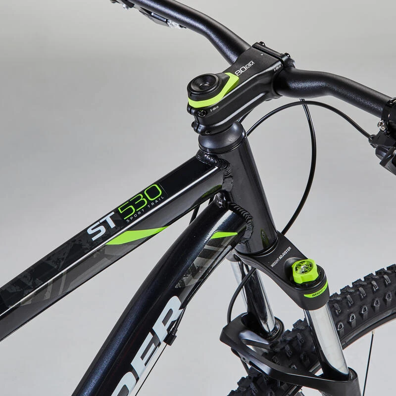 Rockrider VÉLO VTT ST 530 MDB NOIR JAUNE 27,5" 7 Rockrider VÉLO VTT ST 530 MDB NOIR JAUNE 27,5" – Image 5