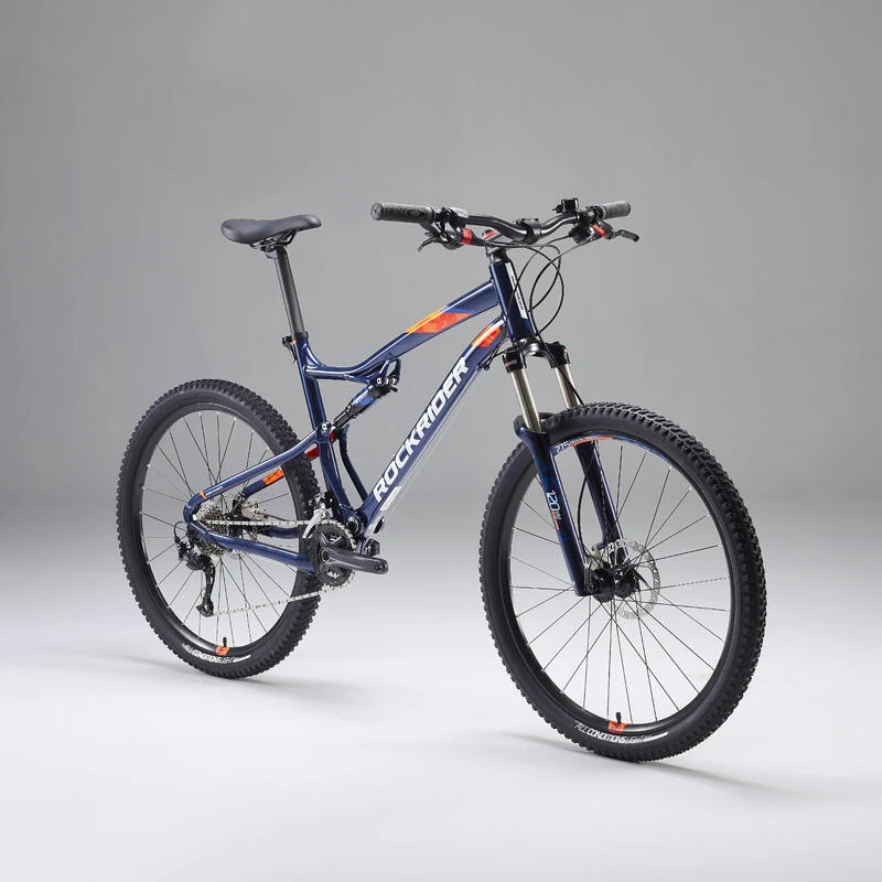 Rockrider VÉLO VTT TOUT SUSPENDU ST 540 S BLEU ORANGE 27,5" 4 Rockrider VÉLO VTT TOUT SUSPENDU ST 540 S BLEU ORANGE 27,5" – Image 2
