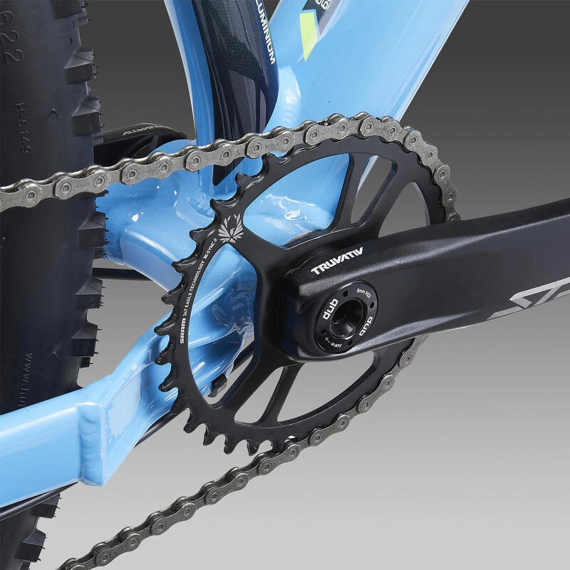 Rockrider Vélo VTT XC 500 29" Semi Rigide EAGLE 1x12 Bleu Ciel 5 Rockrider Vélo VTT XC 500 29" Semi Rigide EAGLE 1x12 Bleu Ciel – Image 3