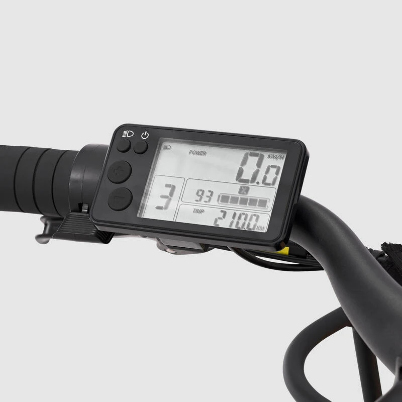 BTWIN VELOCARGO ELECTRIQUE LONGTAIL CHARGEMENT ARRIERE R500E Vert Clair 11 BTWIN VELOCARGO ELECTRIQUE LONGTAIL CHARGEMENT ARRIERE R500E Vert Clair – Image 9