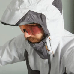 Rockrider Veste Coupe Pluie VELO VTT All Mountain Imperméable Grise 14 Rockrider Veste Coupe Pluie VELO VTT All Mountain Imperméable Grise -Vélorbain Magasin veste coupe pluie velo vtt all mountain impermeable grise 2