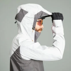 Rockrider Veste Coupe Pluie VELO VTT All Mountain Imperméable Grise 18 Rockrider Veste Coupe Pluie VELO VTT All Mountain Imperméable Grise -Vélorbain Magasin veste coupe pluie velo vtt all mountain impermeable grise 6